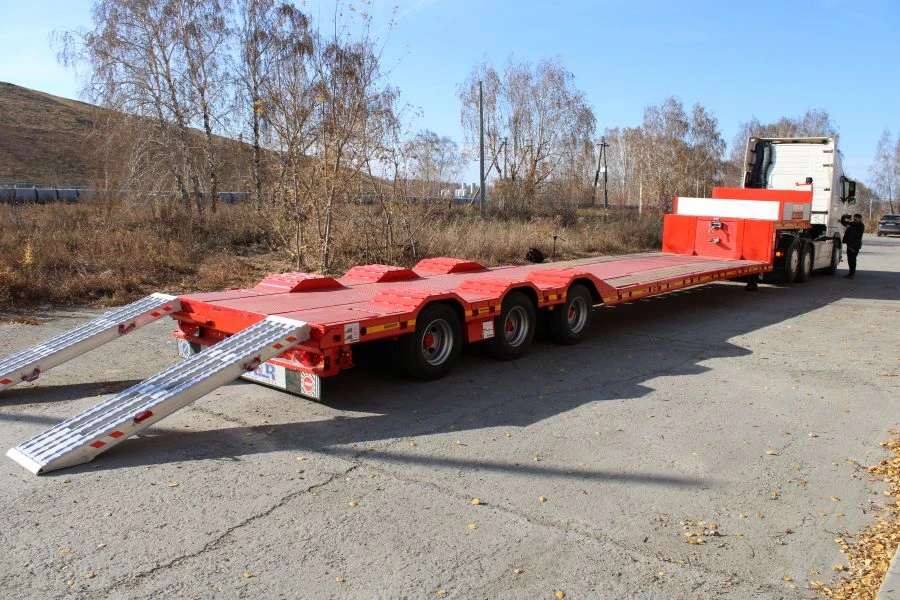 9853 Semi-Trailer with Metal Platform, Modifications 9853-0000040-01 to 9853-0000040-07
