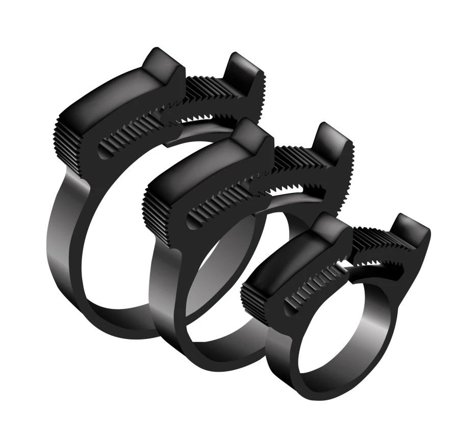 Plastic Power Clamp for Connecting Round Elements (Clip-Track) 83-78
