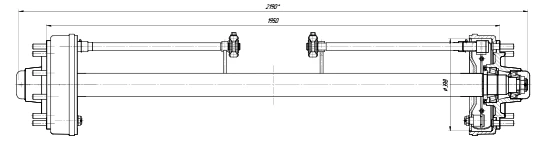 Tractor Trailer Assembly Axis PTS-15.01.05.00.00.000