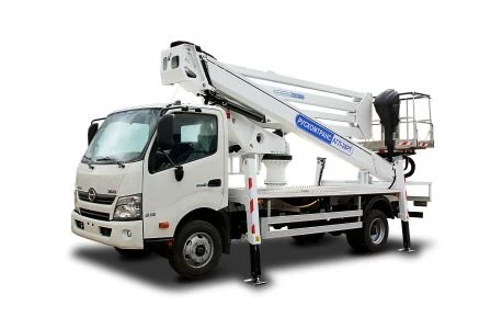 رافعة هيدروليكية ذات ذراع تلسكوبي AGP-28RT HINO-300 27.1م 230/120كغ