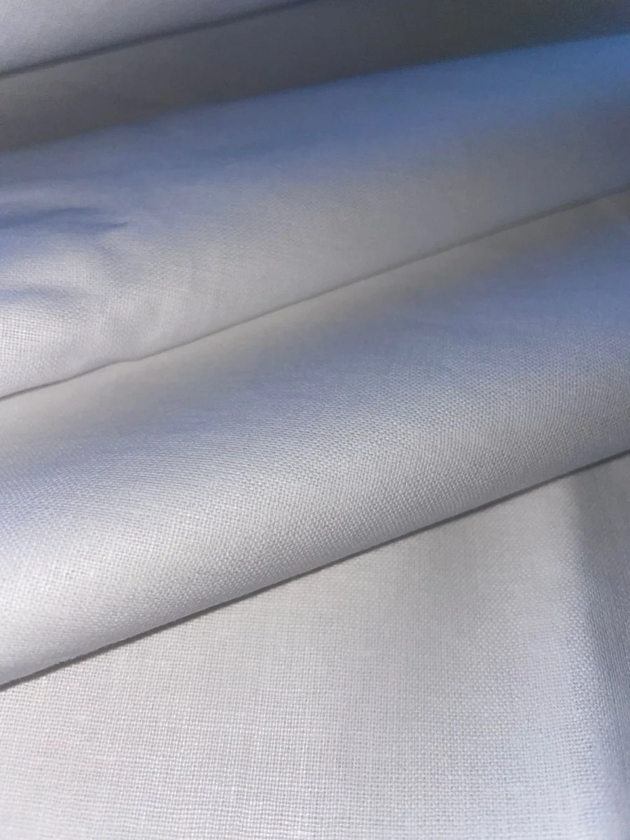 Bleached Cotton Fabric Plain Weave Art. 262, 220 cm Width