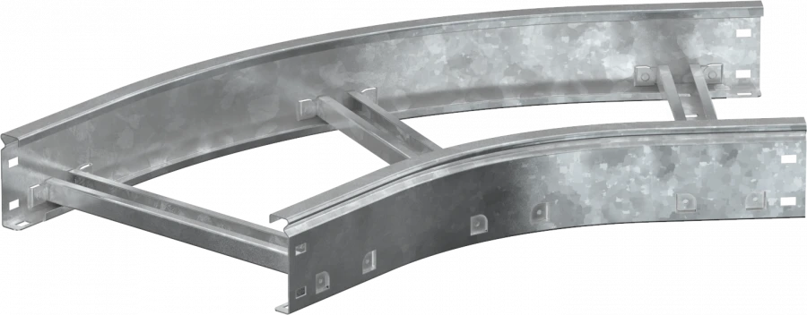 45-Degree Cable Tray Bend LESTA CPG04-4-45-150-400-HDZ