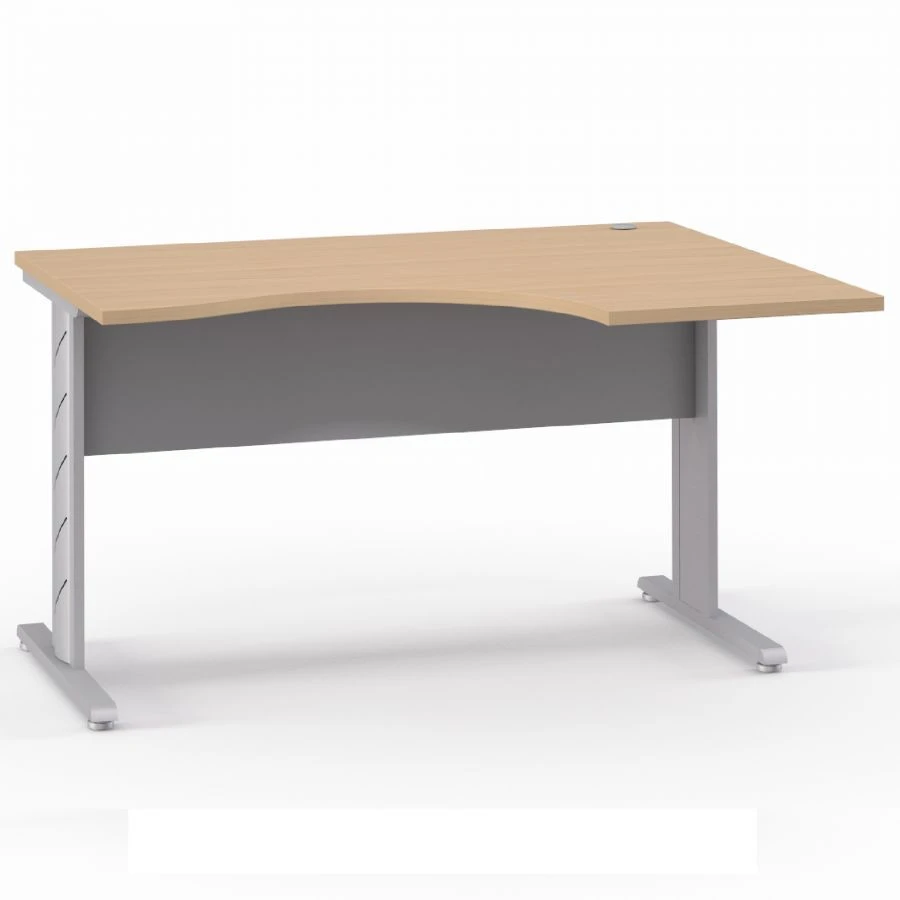 Ergonomic Desk EG6 (Right/Left) with Supports from Unica Office Furniture Set