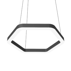 Enso Frameless Light Fixture - VARTON 580x520x40 mm 24W