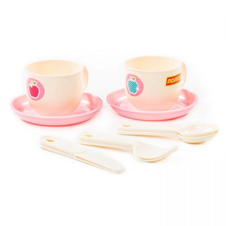 Children's Tableware Set 'Minutka' for 2 Persons (V6) - 10 Elements