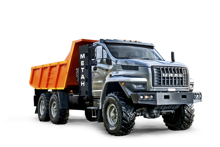 Ural 55571-5921-16 CNG Dump Truck for Bulk Materials