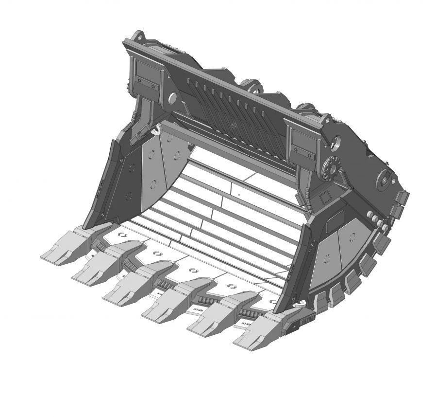 دلو حفار CAT-385.FS-057-T1-G-JM1-E بسعة 5.7م³