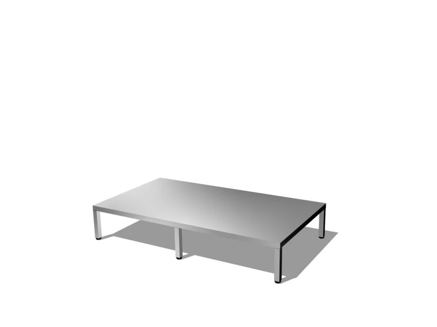 Metal Utility Cart for Temporary Product Storage