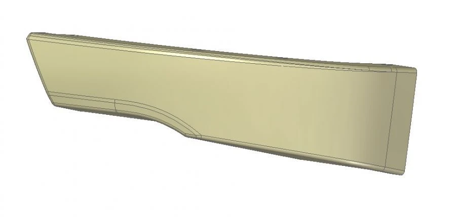 Left Corner Panel for LiAZ 5292 - LK 5292-5301555