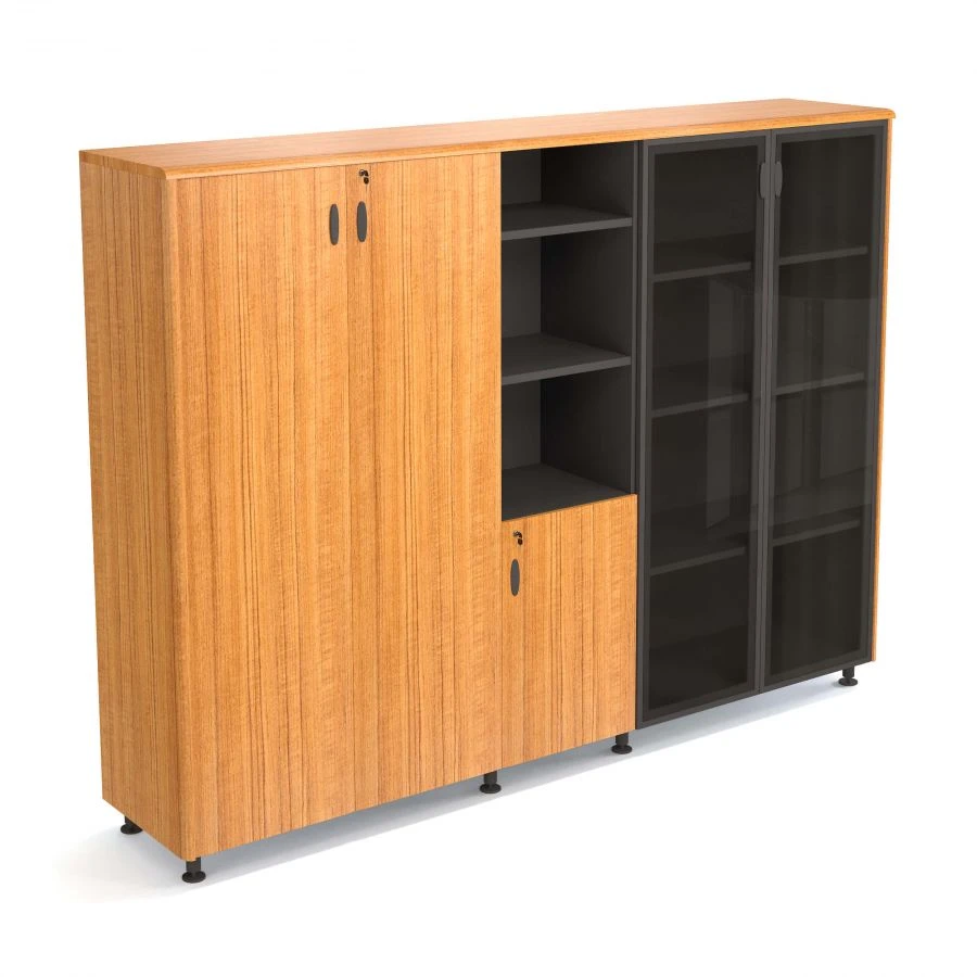 Wooden Office Cabinet for Documents and Clothes Art. 260/3