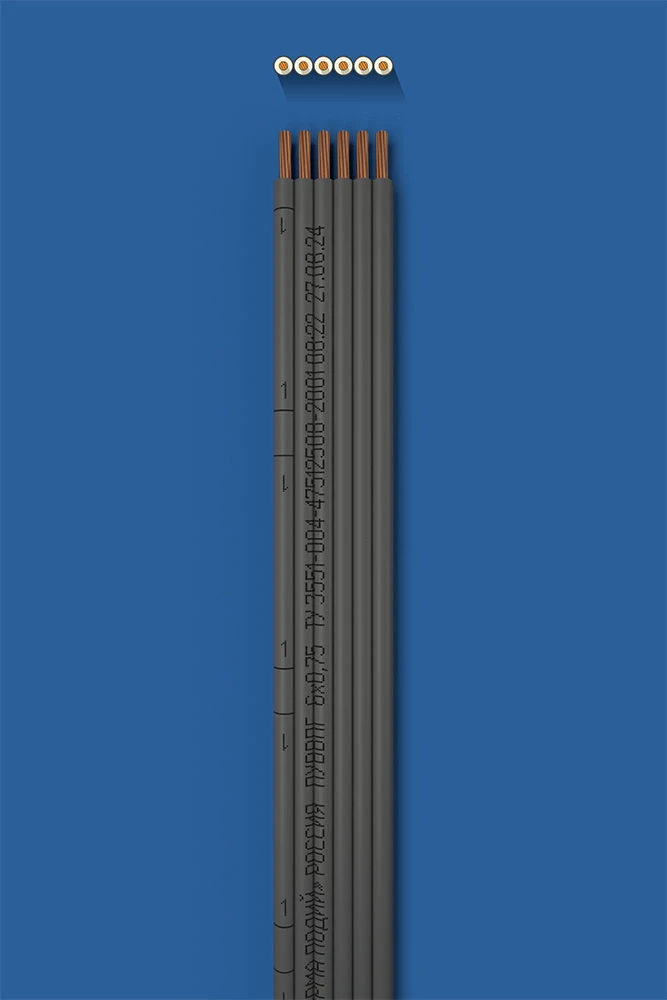 Flat Installation Wire with Double Insulation PUVVPG 6x0.75