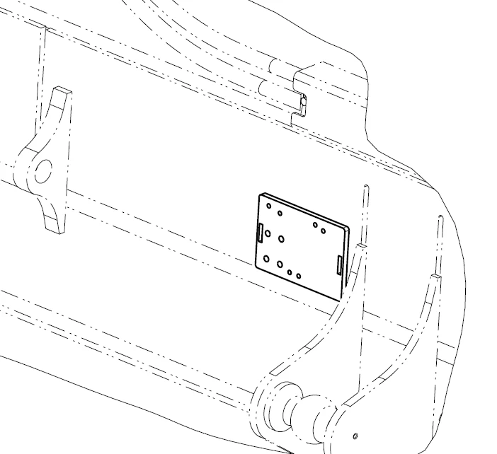 Mounting Plate 13424685 Heavy-Duty Construction Equipment Component