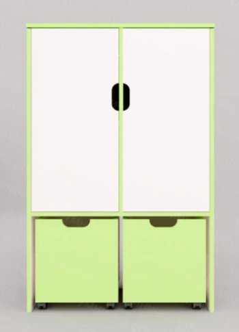 Children's Play Rack with 2 Drawers "Winter Evening" FW-4ЗВ001