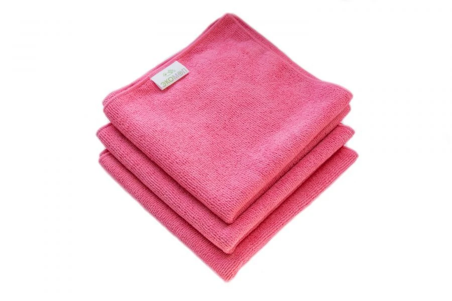 Microfiber Cloth Light Red 300g 40cm x 40cm