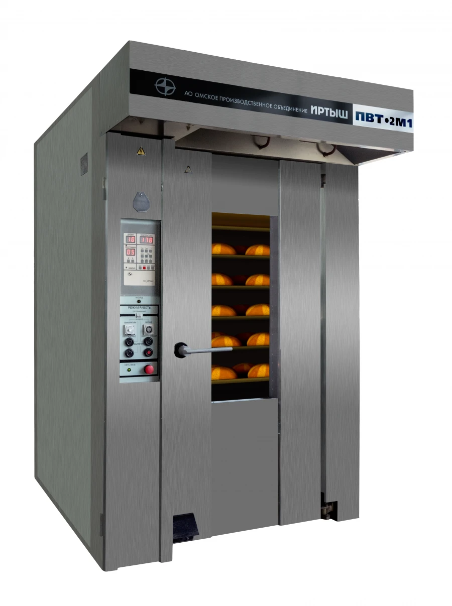 فرن دوار لخبز الخبز مع تحكم مركب PVT-2M-1
