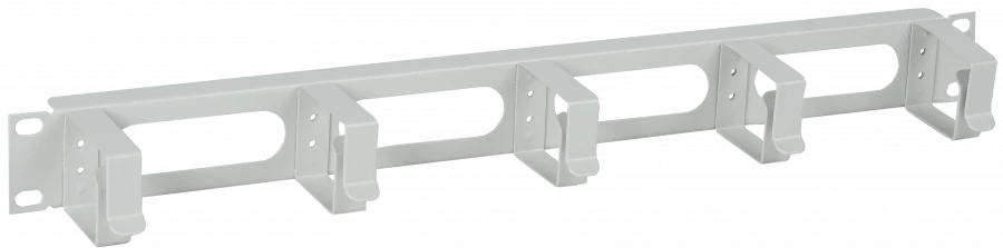ITK 19" 1U Cable Organizer CO35-1M5RM with 5 Rings, Gray