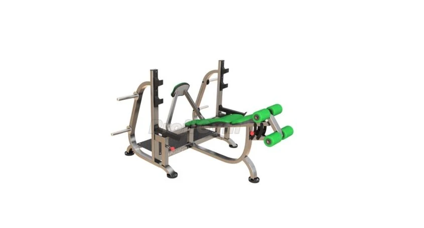 مقعد ضغط مائل BP-006 مع دعائم أمان ودعائم للشريك