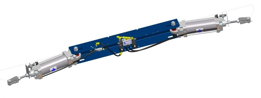 مشغل أبواب هوائي للمركبات ذات العجلات 40М3R63/116T1В035