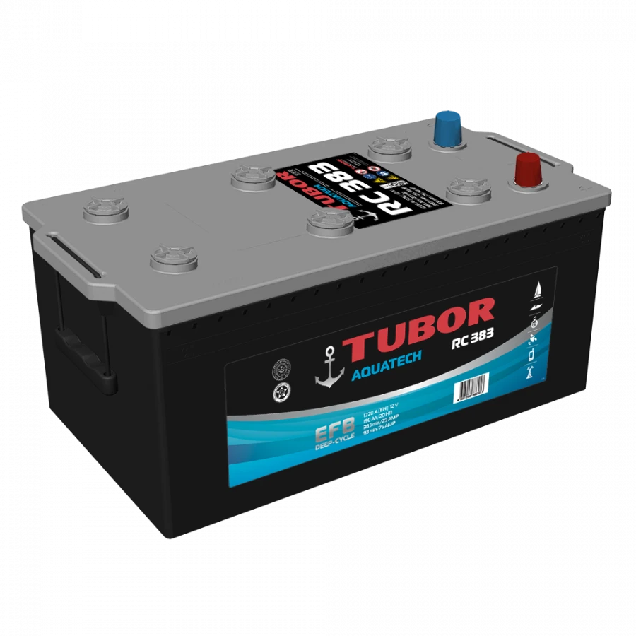 TUBOR AQUATECH 6ST-190.3(4) VL Lead-Acid Starter Battery