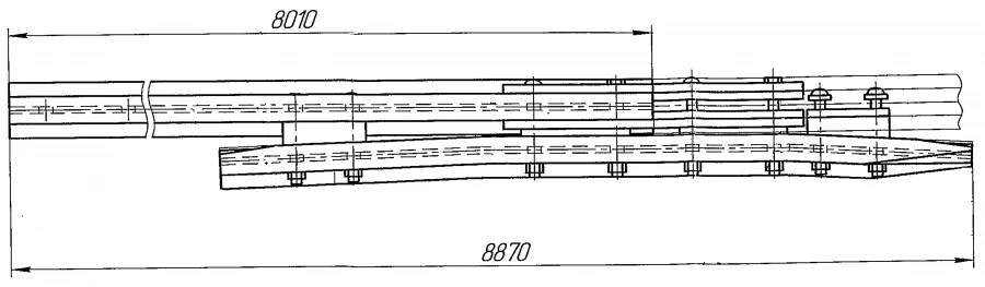 Cross Rail with Counter Rail for Project N02.001.7000.00-01