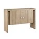 High Credenza Solid with Two Shelves and Dividers