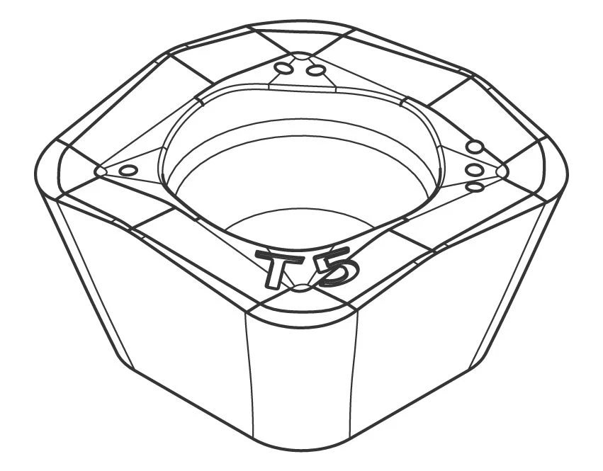 لوحة طحن كربيد KB15-XT20-T5 M20P