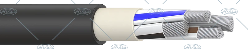 كابل عازل من PVC منخفض الاشتعال ABVGng(A)-HL