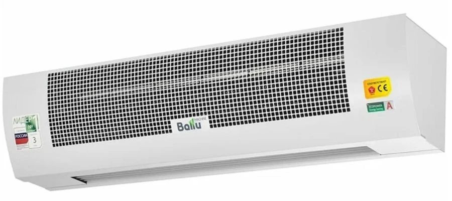 Electric Stationary Heat Curtain with Water Heat Source - BHC-M20W25-PS