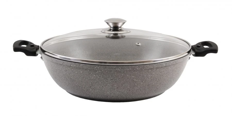 Non-Stick Cast Aluminum Frying Pan 300/85mm, Kukmara Marble Line