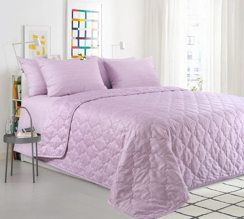 Quilted Bedspreads with Synthetic and Blended Fillings