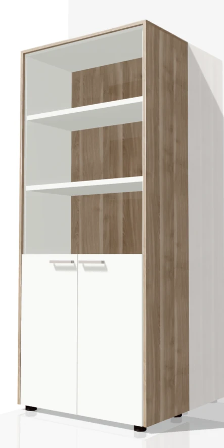 Wide Magna Office Cabinet with Low Doors, Art. MШШН 02