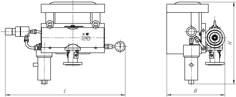 Pneumatic Actuators for Shut-off Valves DN 50-100 PN up to 16.0 MPa Type MS