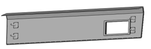 Right Rear Stand S.31Р-10.10.051 for Tram Exterior and Interior