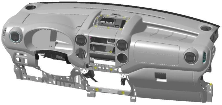 Complete Instrument Panel for M1 and N1 Vehicles 96738648ZM