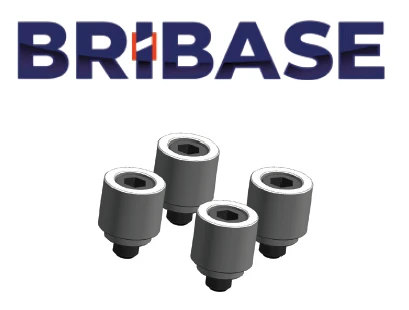 مجموعة المشابك السلسة لملحقات BriBase، ارتفاع 24 ملم، 4 قطع، BB.VS.100.50.024
