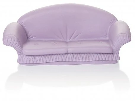 Soft PVC Sofa in Gentle Lavender Color for Kids