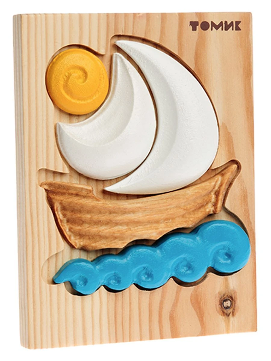 لعبة تركيب خشبية "سفينة" - 6 قطع، رقم 421