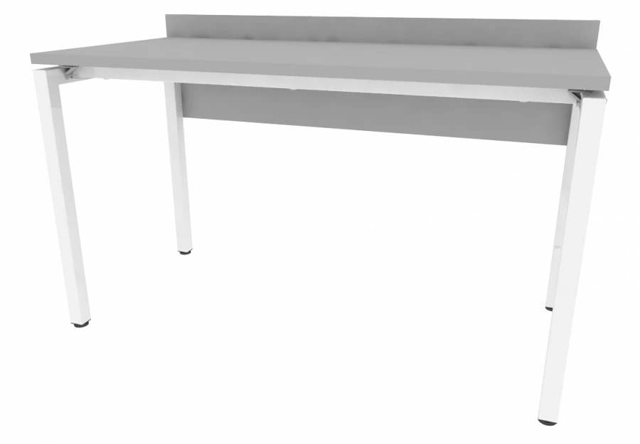 مكتب عمل مع شاشة على قاعدة على شكل P 1300x600x750مم