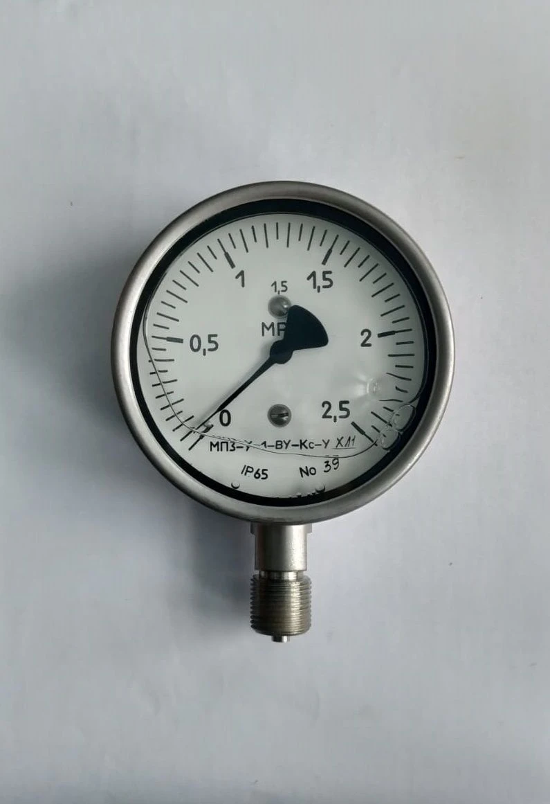 Pressure Gauge for Measuring Non-Aggressive Media - MP3-U-1-VU-Ks