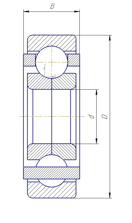 محمل A 1176724B3T2-ETU 100/9 - دعم عنصر دوار