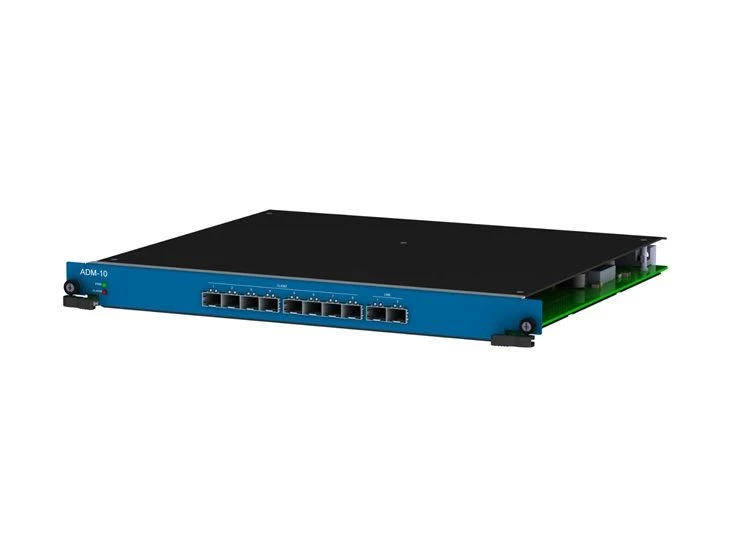 م Multiplexer بصري لنقل البيانات ADM-10-SFP/SFP+-H8-V2