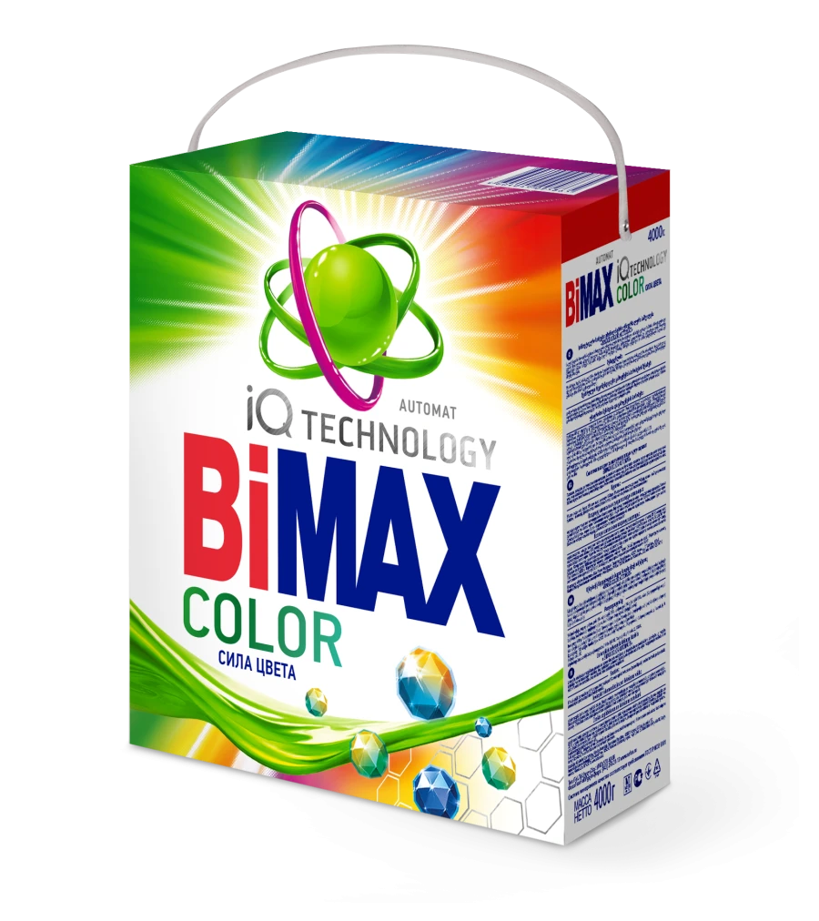 مسحوق تنظيف صناعي شامل لغسالة "BiMAX Color Automat