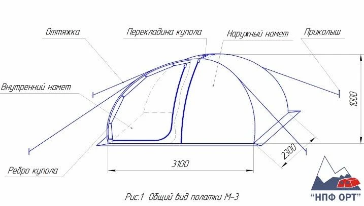 خيمة إطار M-3 للاستخدام العسكري