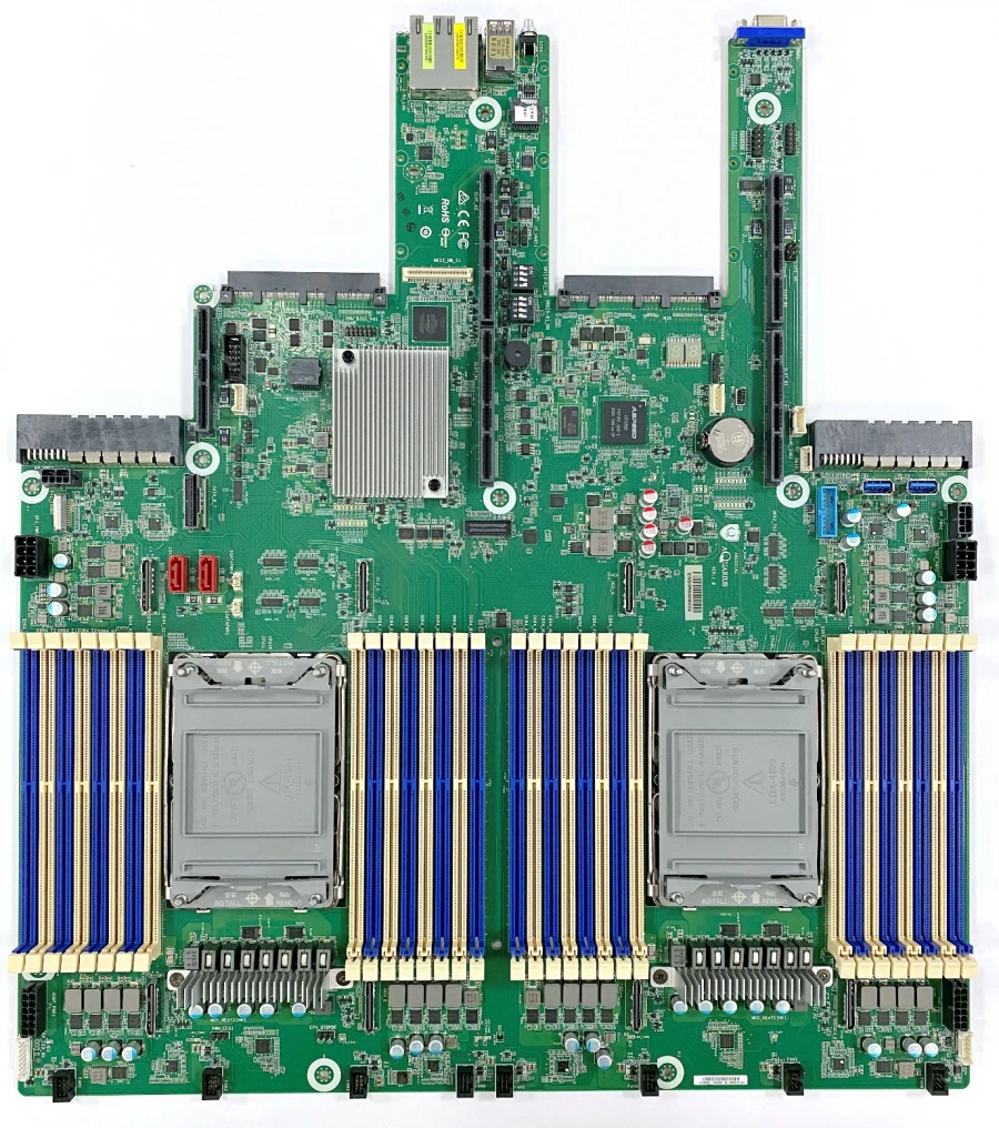 Server Motherboard for Processor and Memory Installation AQC621AC