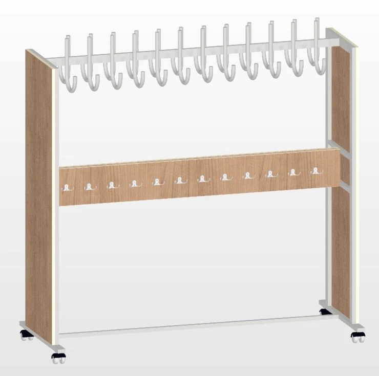 Mobile Wardrobe Hanger with 12 Hooks, Art. U.10.07