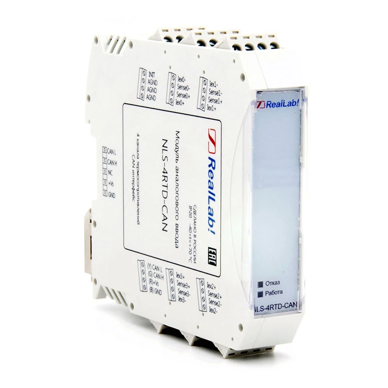وحدة الإدخال التناظري NLS-4RTD-CAN لمستشعرات الحرارة