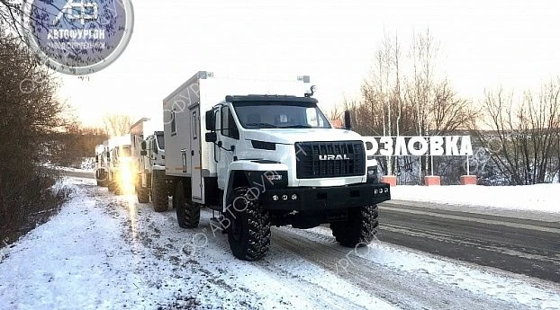 سيارة استجابة متنقلة لتسرب النفط على هيكل URAL 43206 نوع 47283D