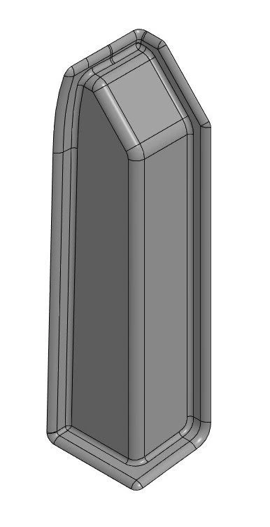 Vacuum-Formed Plastic Cover for Channel 5299-5403201-31