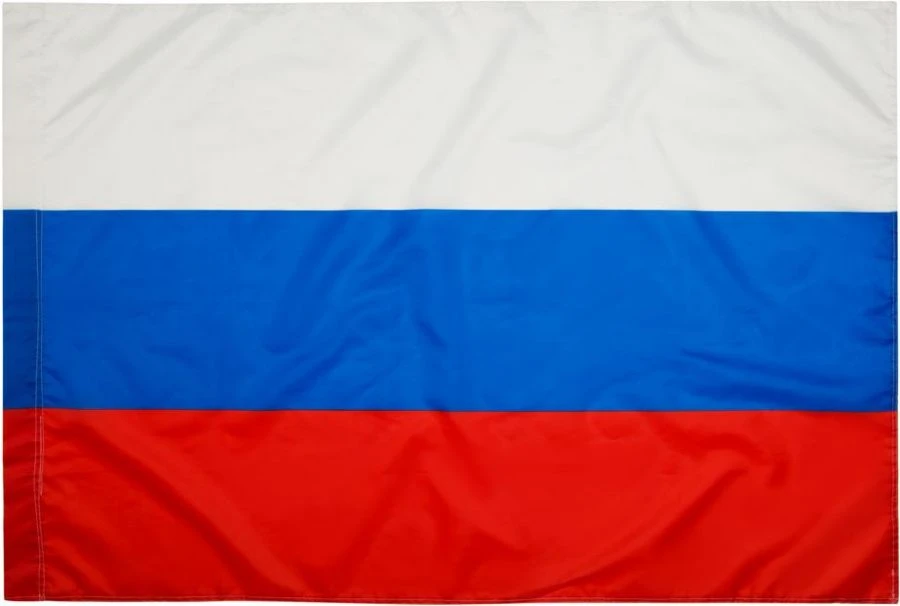Russian Federation State Flag - Rectangular Tricolor Design