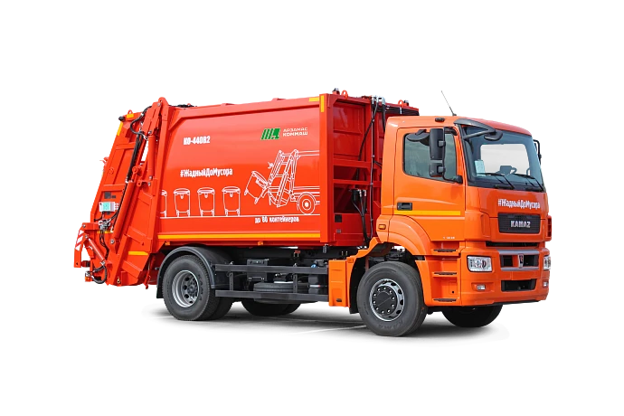 شاحنة نفايات بتحميل خلفي KO-440B2 على شاسيه كاما-5325-G5